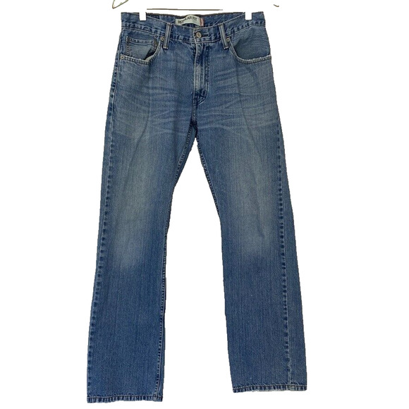 Levi's Other - Levis 505 Jeans Mens 32x32 Regular Fit Blue Medium Wash Straight Leg 100% Cotton